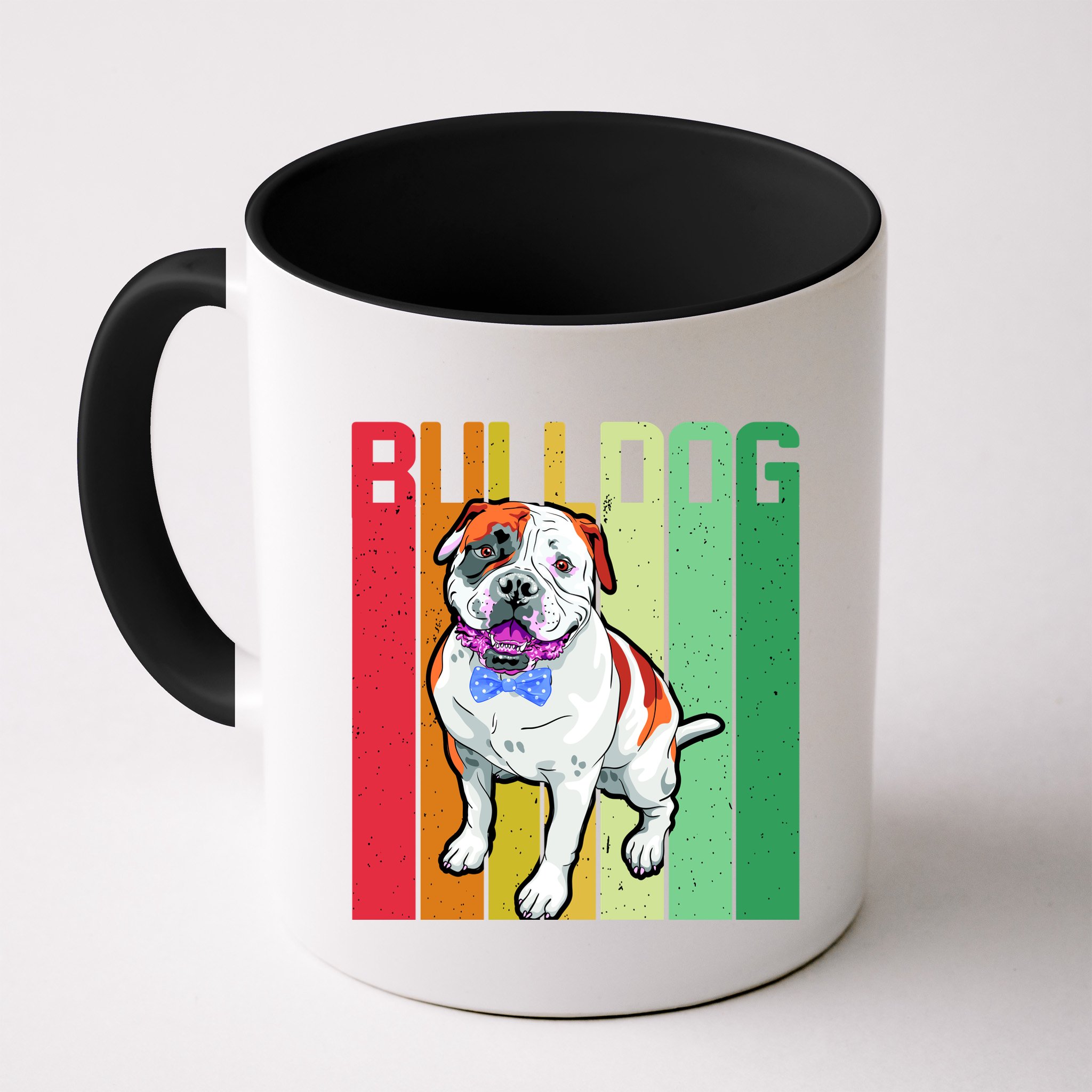 Retro Bulldog Mug