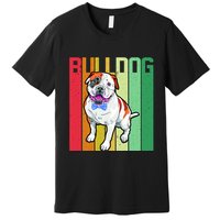 Retro Bulldog Premium T-Shirt