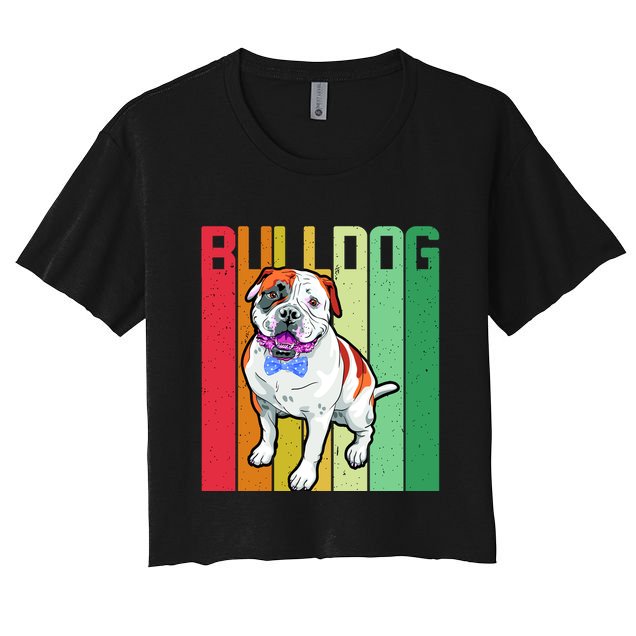 Retro Bulldog Crop Top