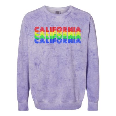 Retro California Colorblast Crewneck Sweatshirt