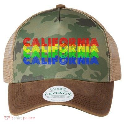 Retro California Legacy Tie Dye Trucker Hat