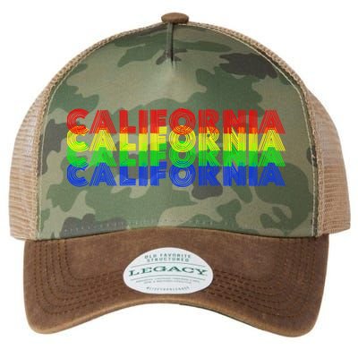 Retro California Legacy Tie Dye Trucker Hat