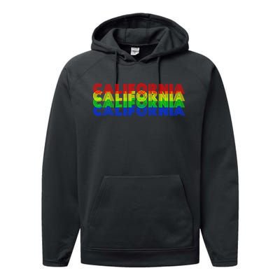 Retro California Performance Fleece Hoodie