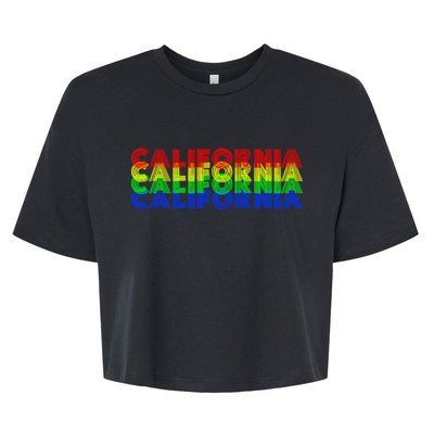 Retro California Bella+Canvas Jersey Crop Tee