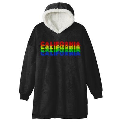 Retro California Hooded Wearable Blanket