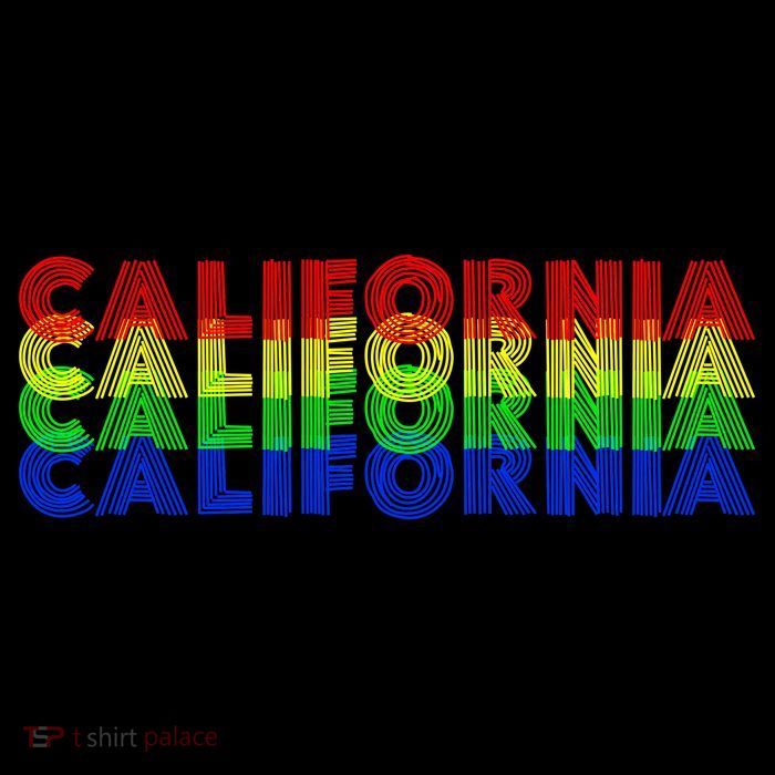Retro California Button