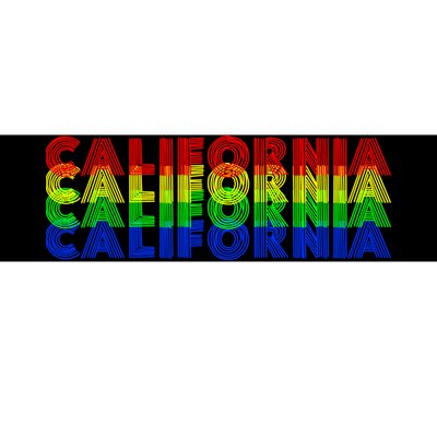 Retro California Bumper Sticker