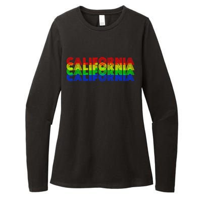 Retro California Womens CVC Long Sleeve Shirt