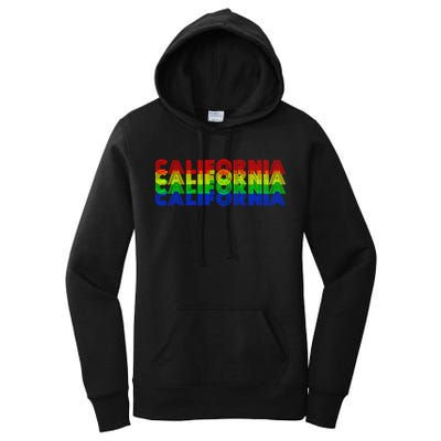 Retro California Women's Pullover Hoodie