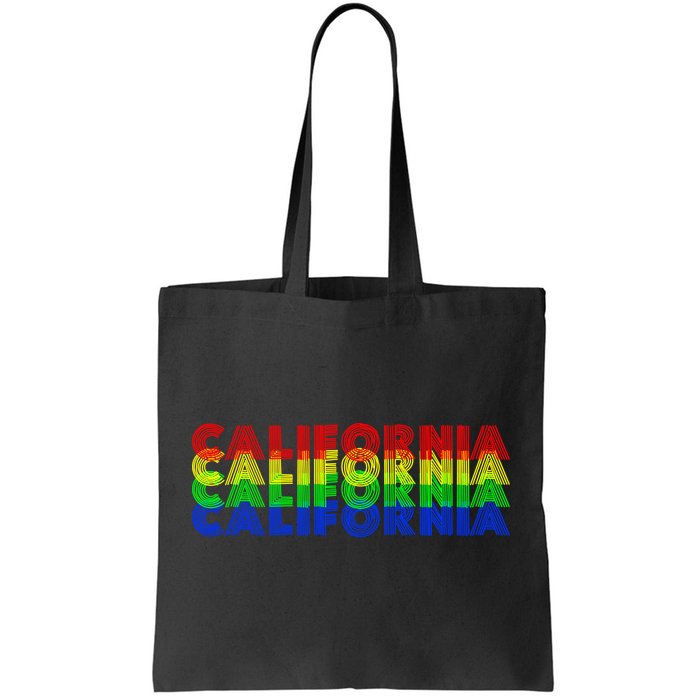 Retro California Tote Bag