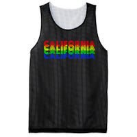 Retro California Mesh Reversible Basketball Jersey Tank