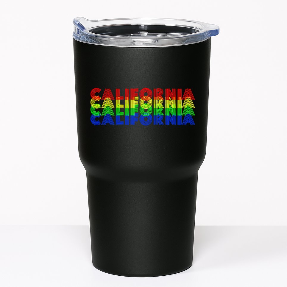 Retro California Tumbler
