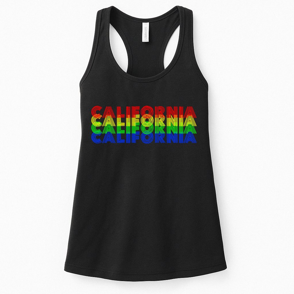 Retro California Womens Tank Top