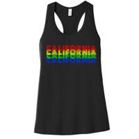 Retro California Women's Racerback Tank