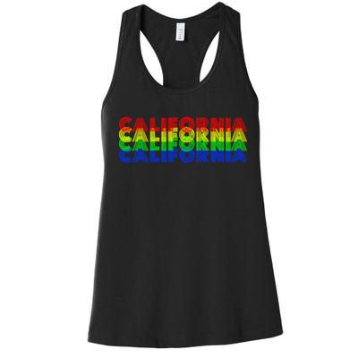 Retro California Women's Racerback Tank