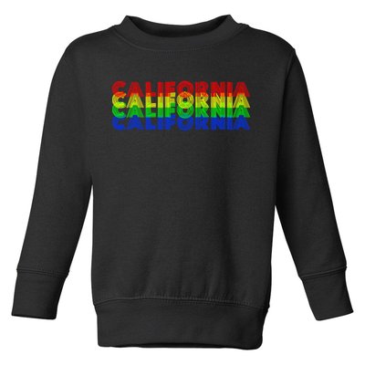 Retro California Toddler Sweatshirt