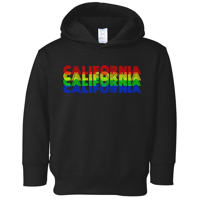 Retro California Toddler Hoodie