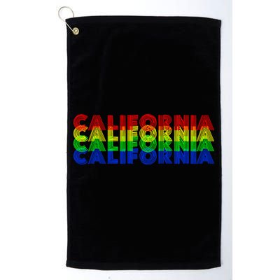 Retro California Golf Towel