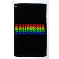 Retro California Golf Towel