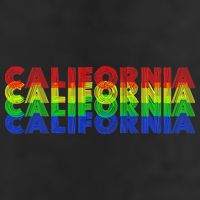 Retro California Golf Towel