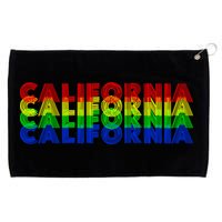 Retro California Grommeted Golf Towel