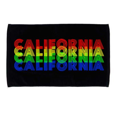 Retro California Microfiber Hand Towel