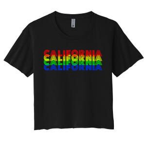 Retro California Women's Crop Top Tee