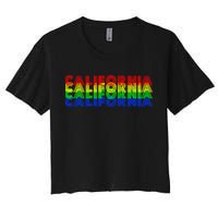 Retro California Women's Crop Top Tee