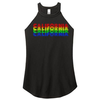 Retro California Women’s Perfect Tri Rocker Tank