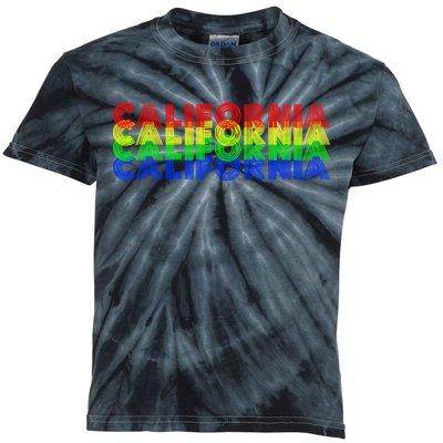 Retro California Kids Tie-Dye T-Shirt