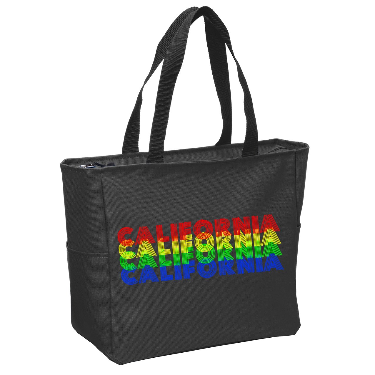Retro California Zip Tote Bag