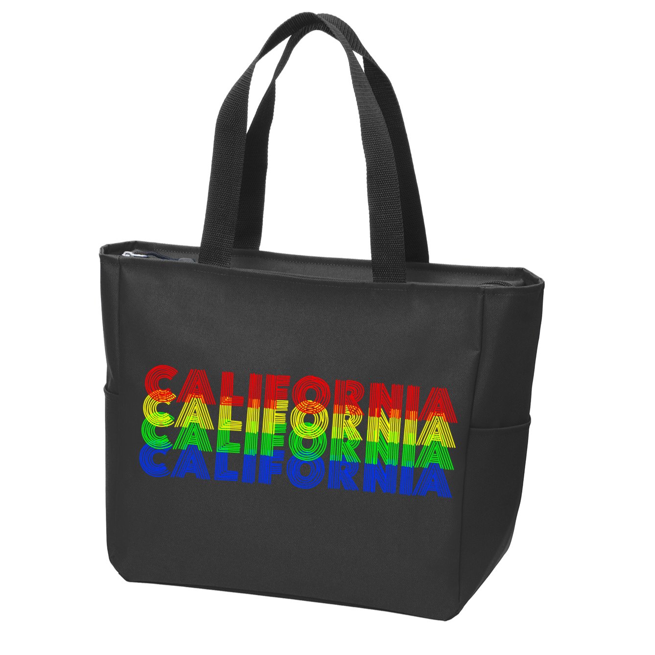 Retro California Zip Tote Bag