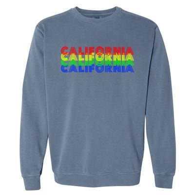 Retro California Garment-Dyed Sweatshirt