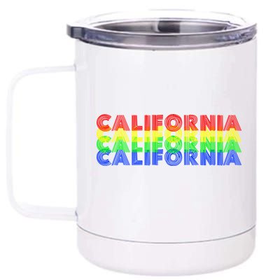 Retro California 12 oz Stainless Steel Tumbler Cup