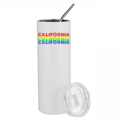 Retro California Stainless Steel Tumbler