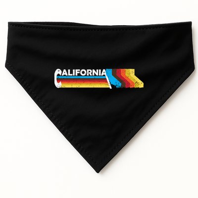 Retro California Colorful Logo USA-Made Doggie Bandana
