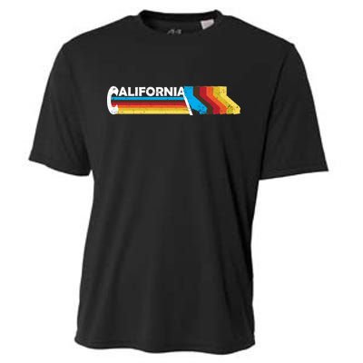 Retro California Colorful Logo Cooling Performance Crew T-Shirt