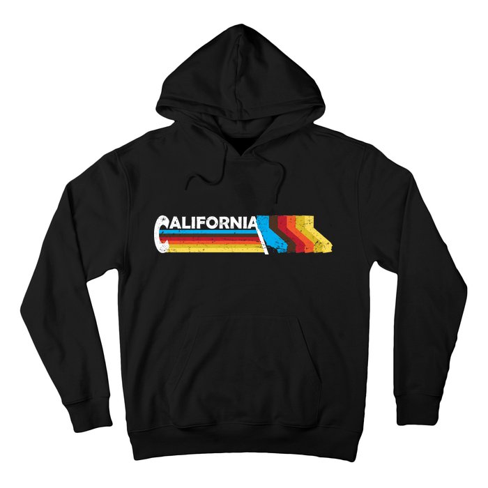 Retro California Colorful Logo Hoodie