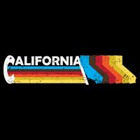 Retro California Colorful Logo Sweatshirt