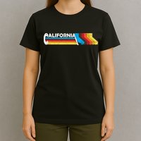 Retro California Colorful Logo T-Shirt