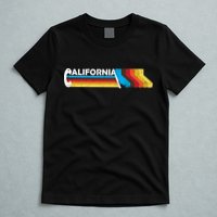 Retro California Colorful Logo T-Shirt