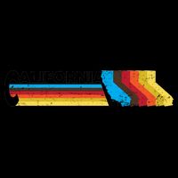 Retro California Colorful Logo Mug