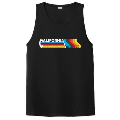 Retro California Colorful Logo PosiCharge Competitor Tank