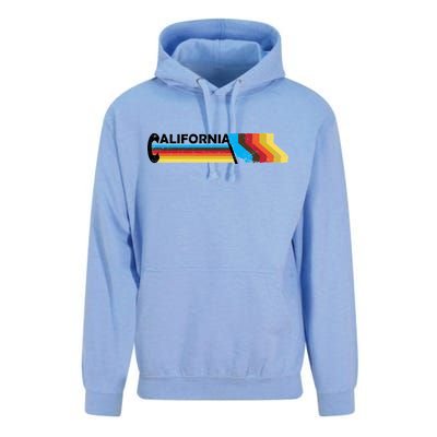 Retro California Colorful Logo Unisex Surf Hoodie