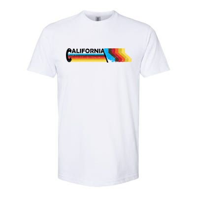 Retro California Colorful Logo Softstyle® CVC T-Shirt