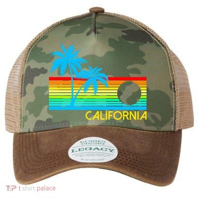 Retro California Logo Legacy Tie Dye Trucker Hat