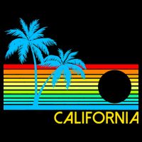 Retro California Logo Wool Snapback Cap