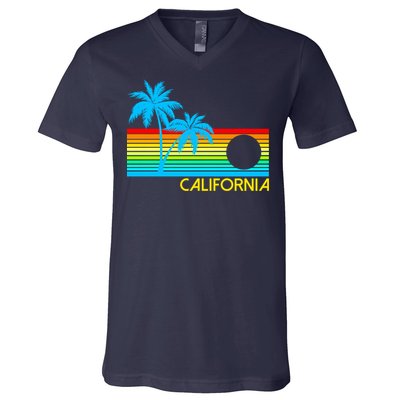 Retro California Logo V-Neck T-Shirt