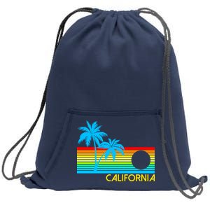 Retro California Logo Sweatshirt Cinch Pack Bag