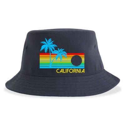 Retro California Logo Sustainable Bucket Hat